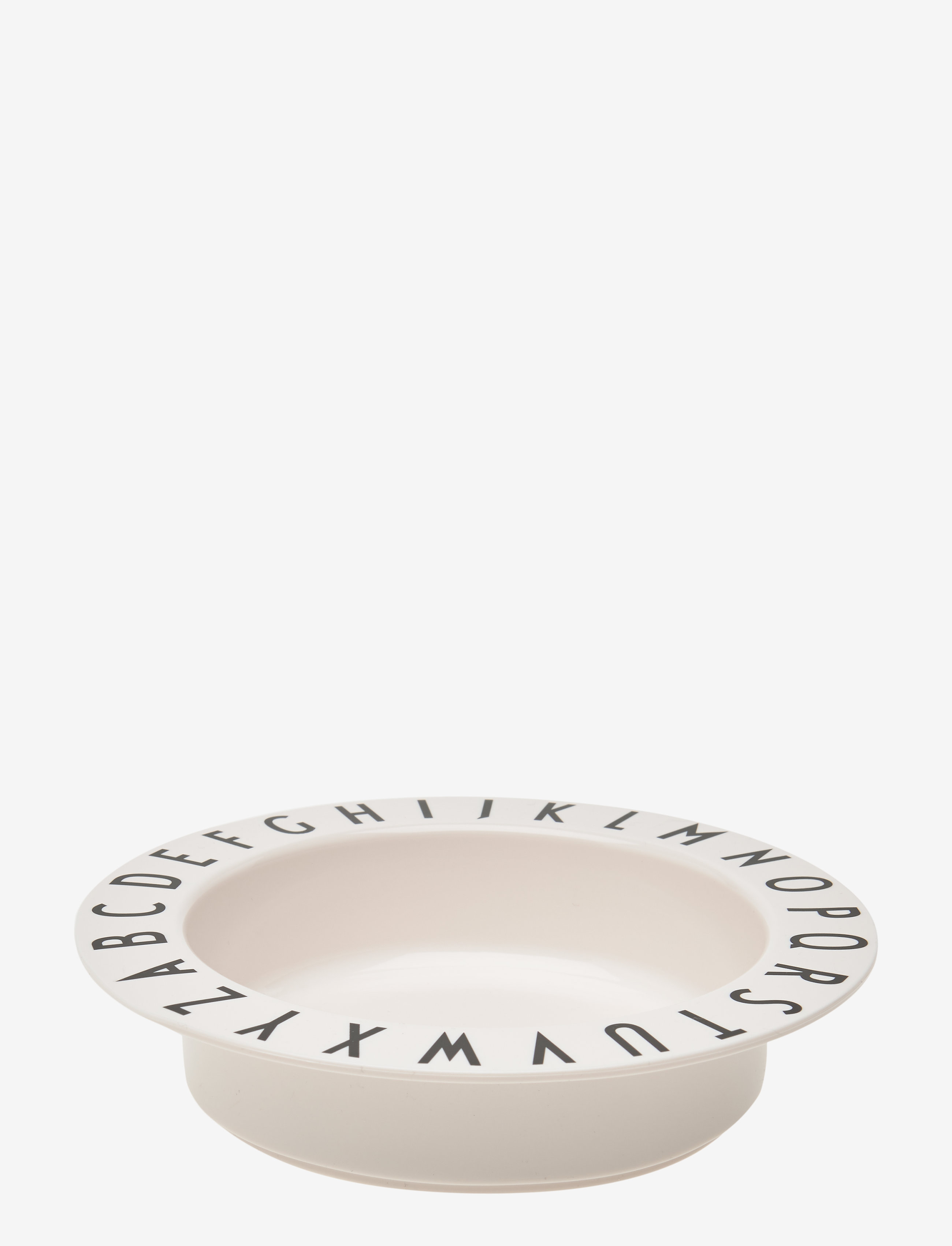 Design Letters Eat & Learn Deep Plate Tritan, Ø 15.5 cm, Plates Bowls, Weiß - Plates, Kinder