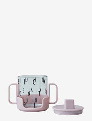 Design Letters - Grow with your cup tritan prepacked - buteliukai kūdikiams - lavender - 1
