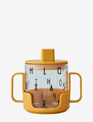 Design Letters - Grow with your cup tritan prepacked - buteliukai kūdikiams - mustard - 0