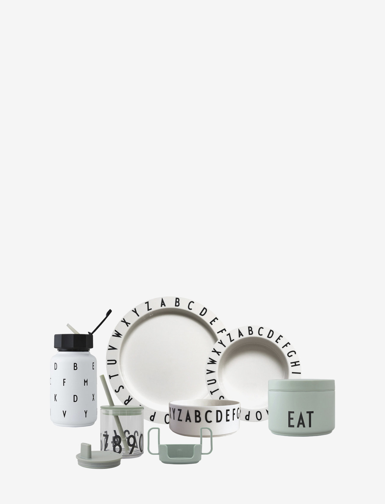 Design Letters - Eat & Learn Tritan gift box Premium - essgeschirr - green - 0