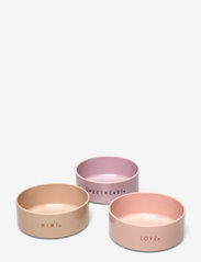 Design Letters - Mini Favourite bowl starter set - plates & bowls - lavender nude beige - 1