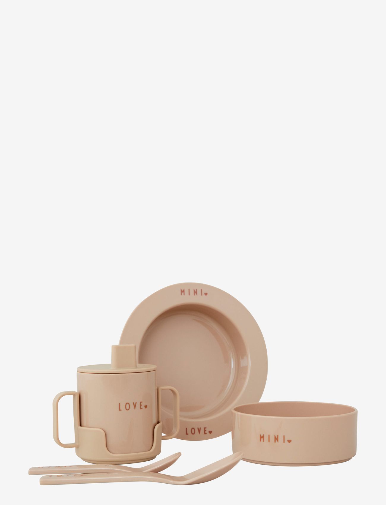 Design Letters - Mini Favourite starter set - essgeschirr - beige 4675c - 0