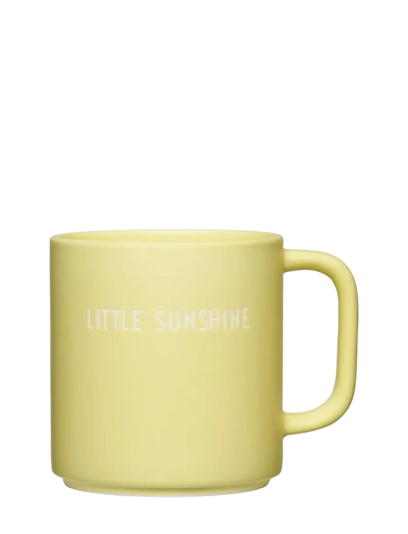 Design Letters Favourite Little Cups, Coffee Kop, Gul, Str: 175 ML