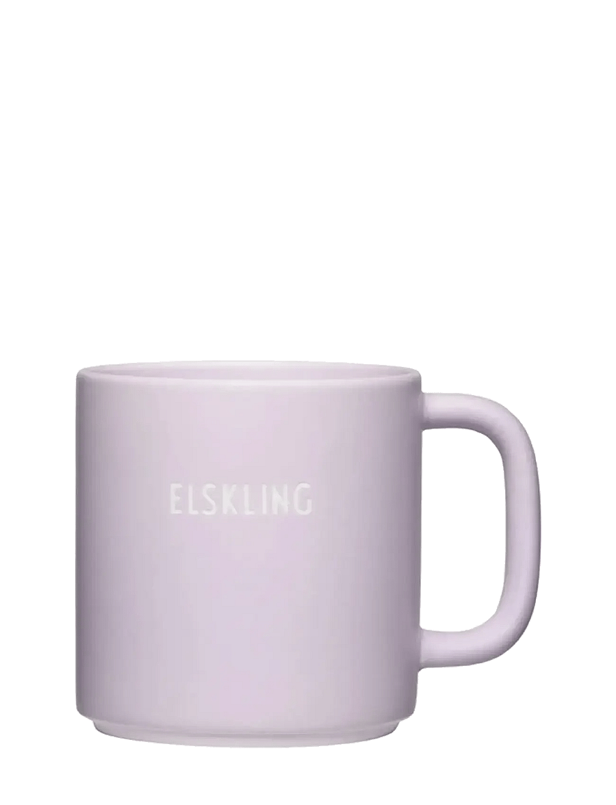 Design Letters - Favourite Little Cups - kaffetassen - purple thistle - 1