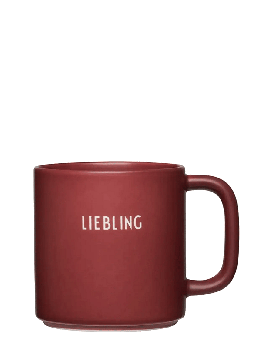 Design Letters - Favourite Little Cups - kaffetassen - syrrah burgundy - 1