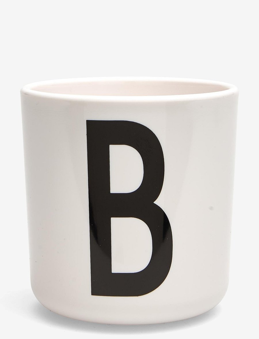 Design Letters - Kids Personal Eco Cup - koppar & muggar - white - 0