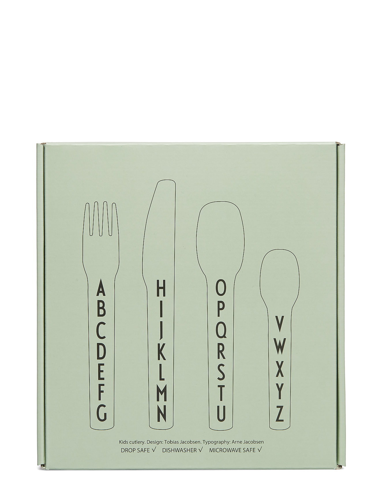 Design Letters - Kids Cutlery - alhaisimmat hinnat - green - 1