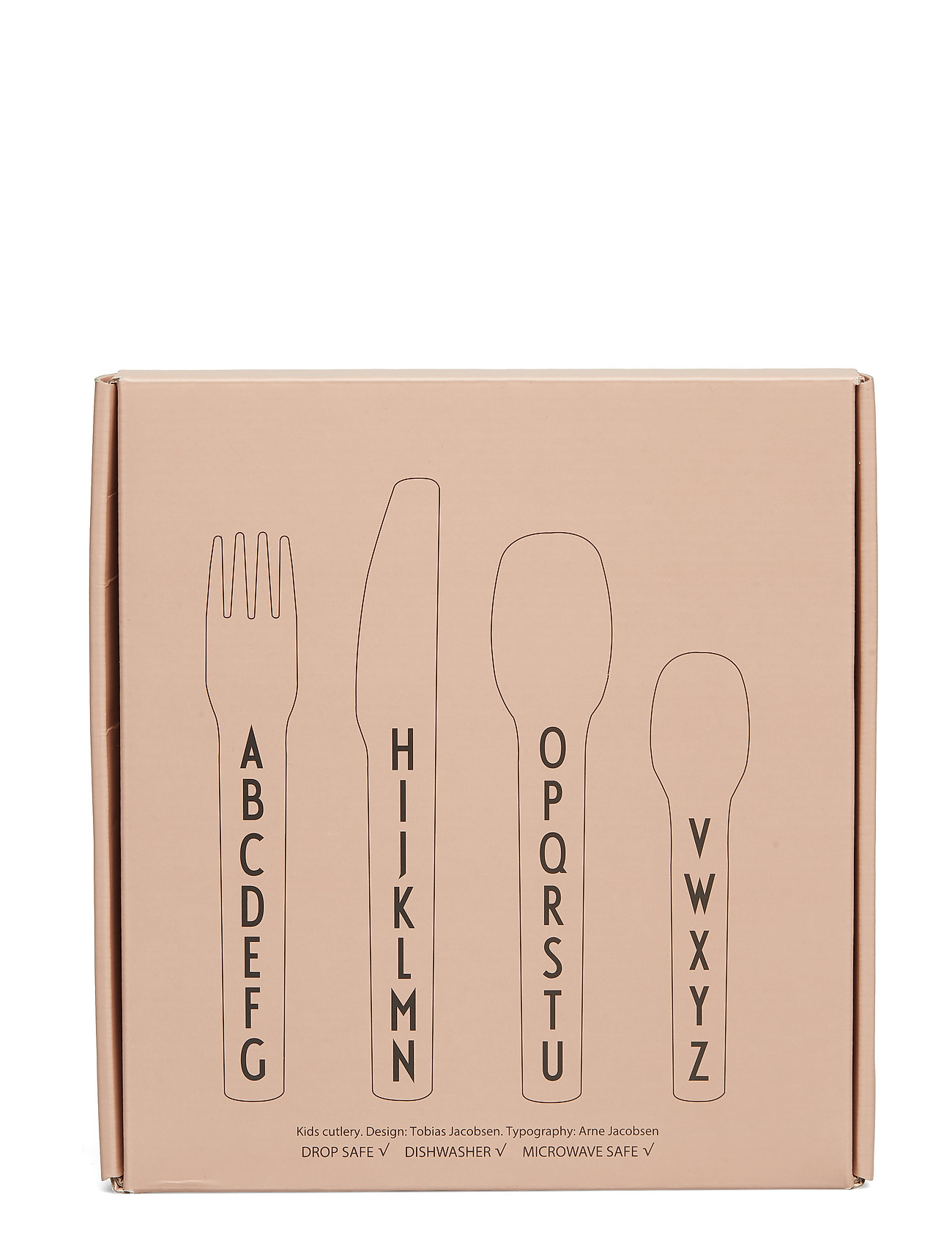 Design Letters - Kids Cutlery - mažiausios kainos - nude - 1