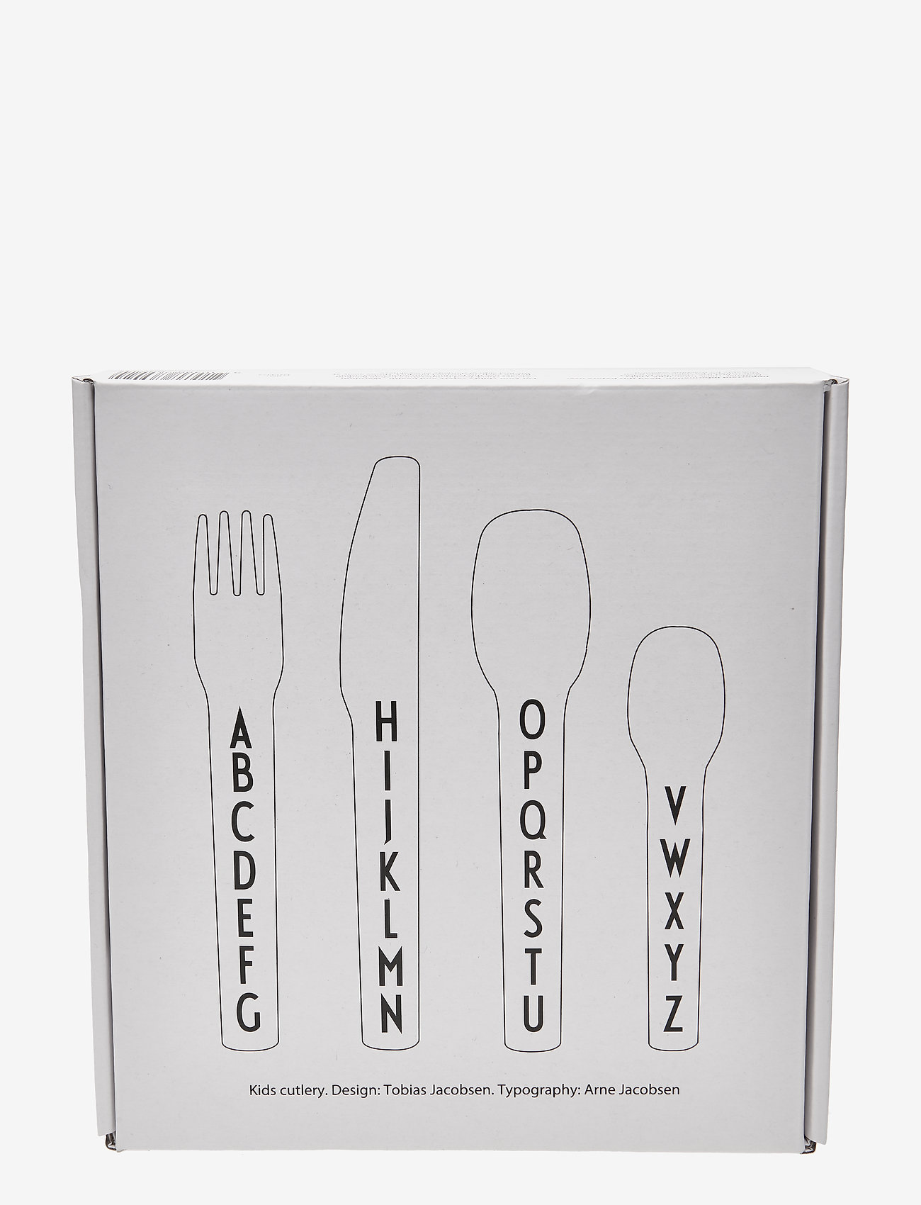 Design Letters - Kids Cutlery - de laveste prisene - white - 1