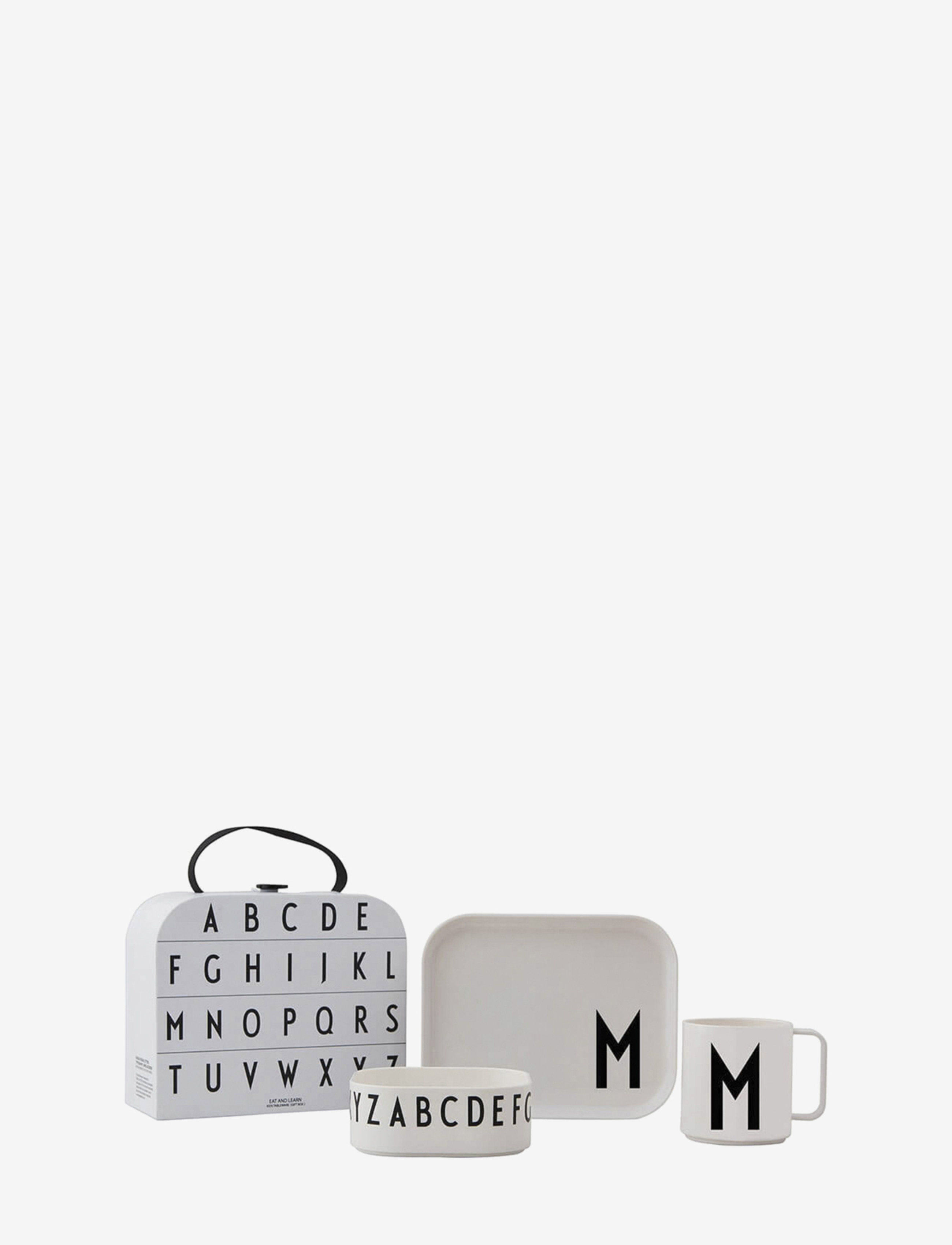 Design Letters Classics In A Suitcase, One Size, Meal Time, Weiß - Lunch Boxes, Kinder