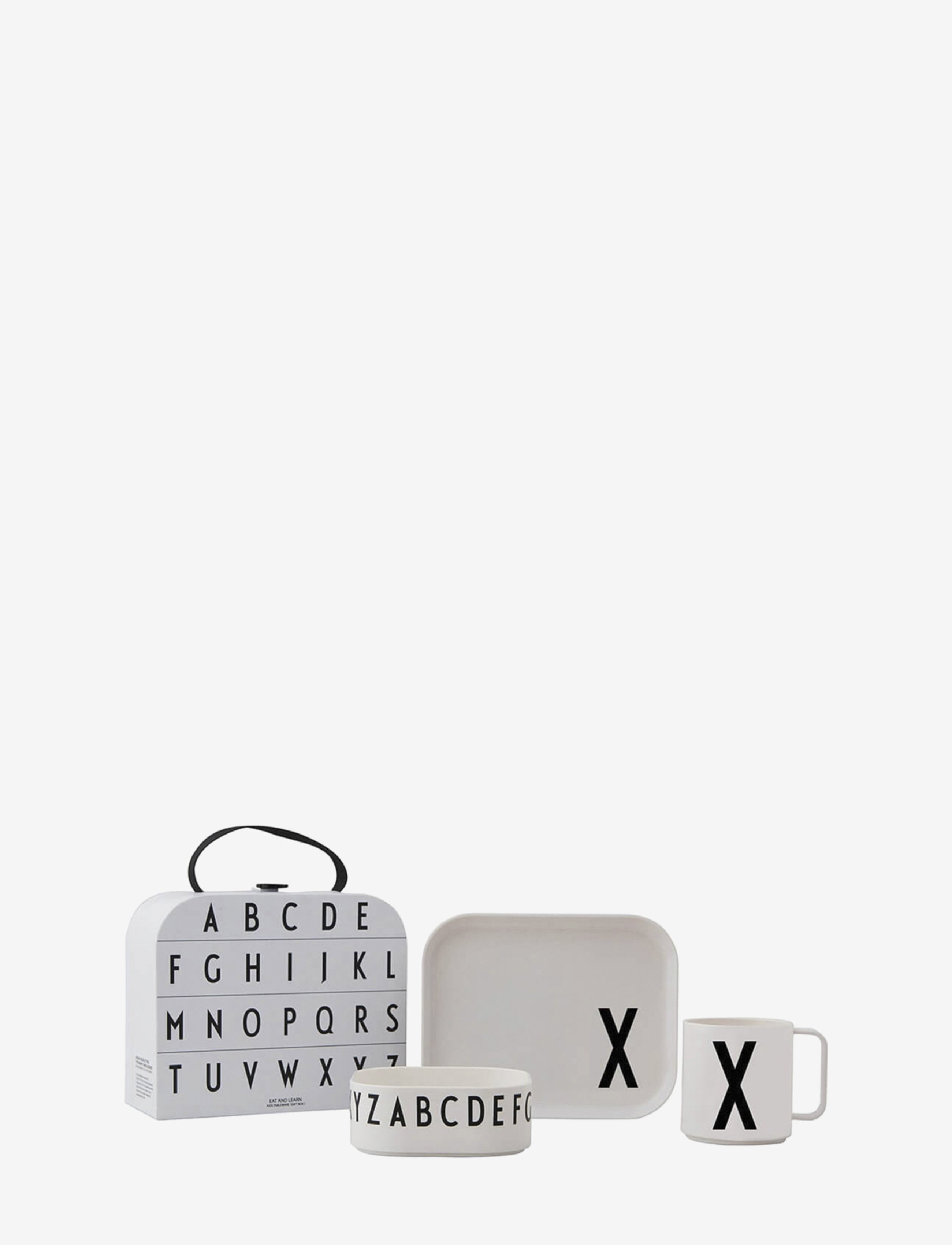 Design Letters Classics In A Suitcase, One Size, Meal Time, Weiß - Lunch Boxes, Kinder