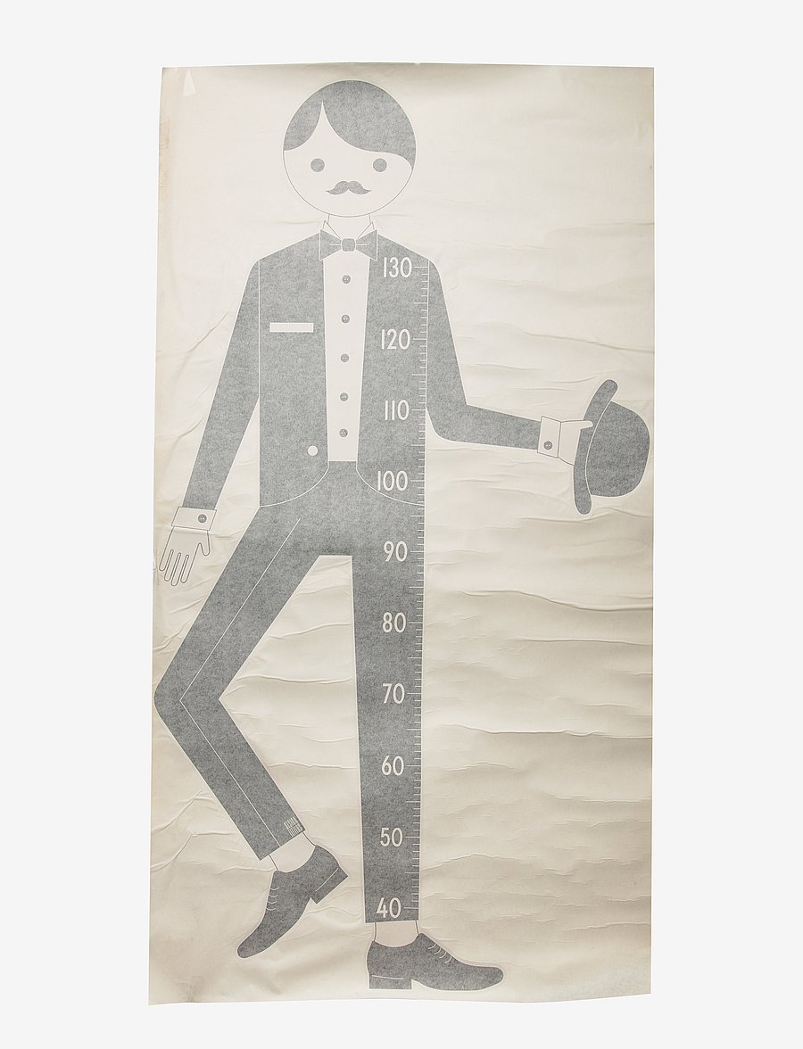 Design Letters - Measureman Wallsticker - madalaimad hinnad - black - 0