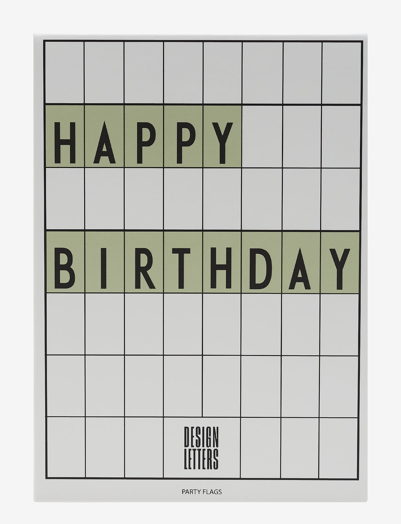 Design Letters - Happy Birthday flags - zemākās cenas - green - 0