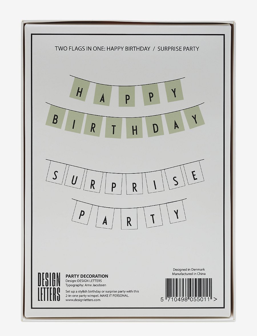 Design Letters - Happy Birthday flags - die niedrigsten preise - green - 1