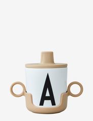 Design Letters - Drink Lid for Eco cup - buteliukai kūdikiams - beige - 2