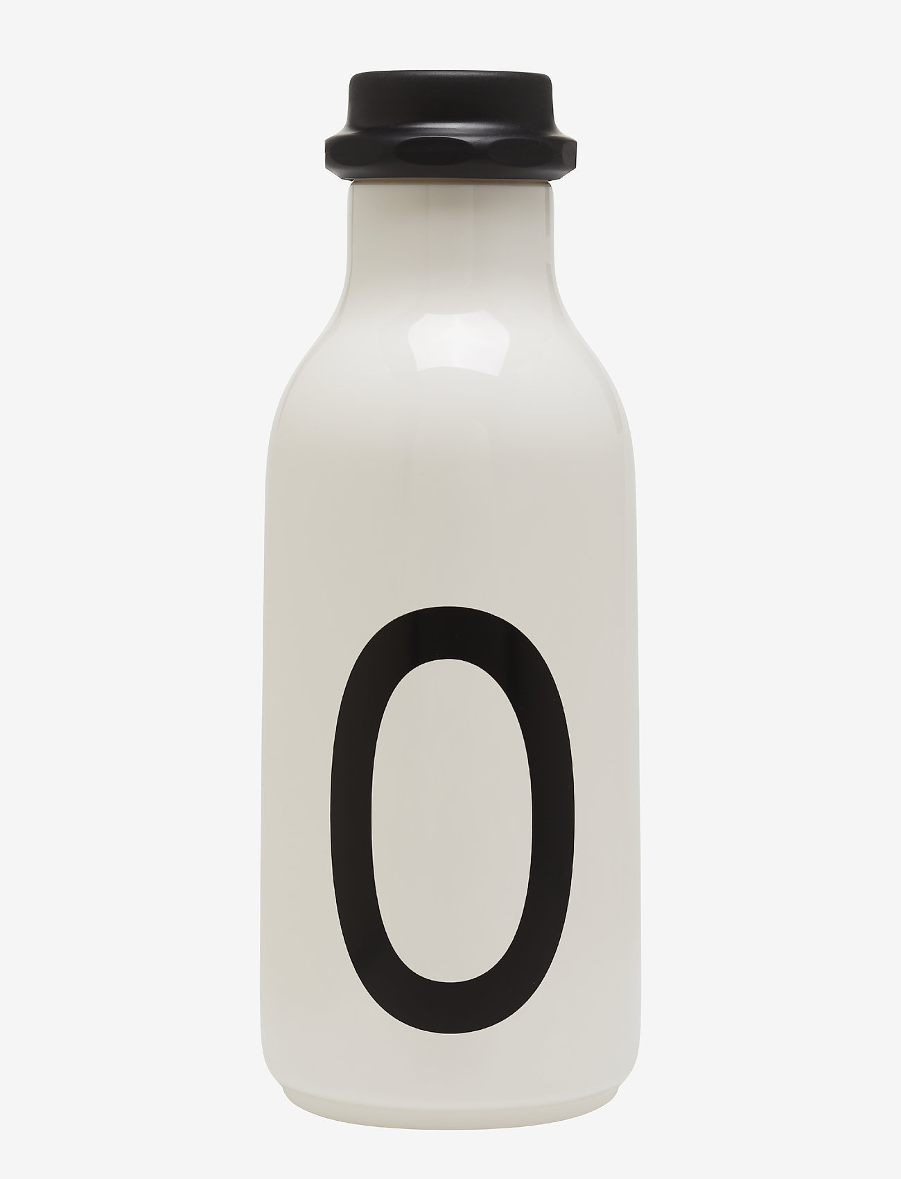 Design Letters - Water bottle A-Z - vannflasker & glassflasker - white - 0