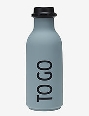 Design Letters - To Go Water Bottle - vattenflaskor & glasflaskor - grey - 0