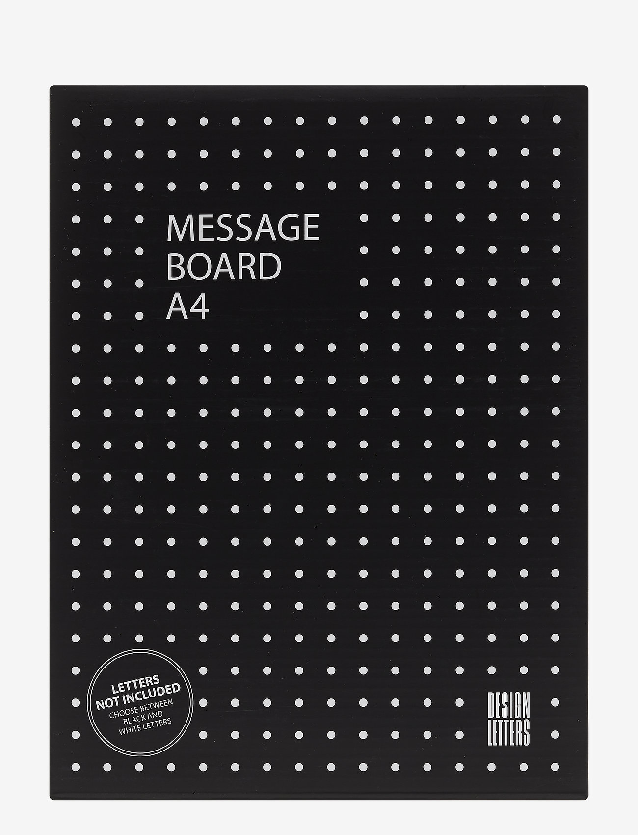 Design Letters - Message board A4 - laveste priser - black - 1
