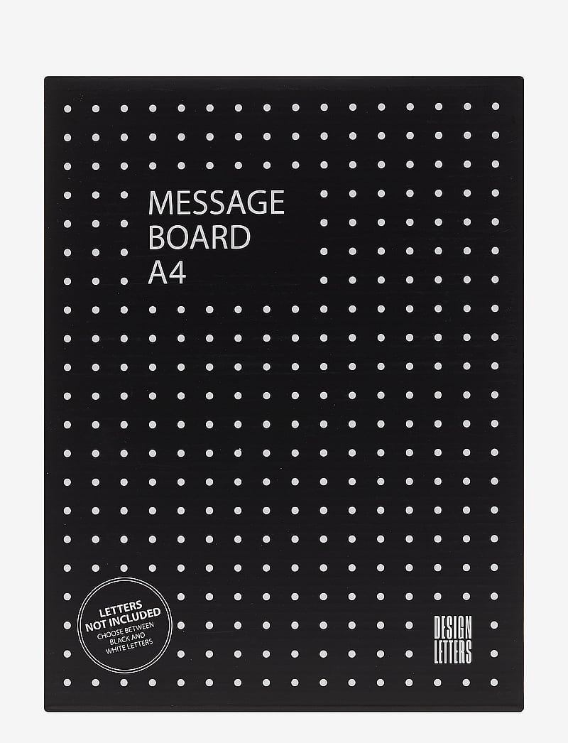 Design Letters - Message board A4 - nach preis einkaufen - black - 1