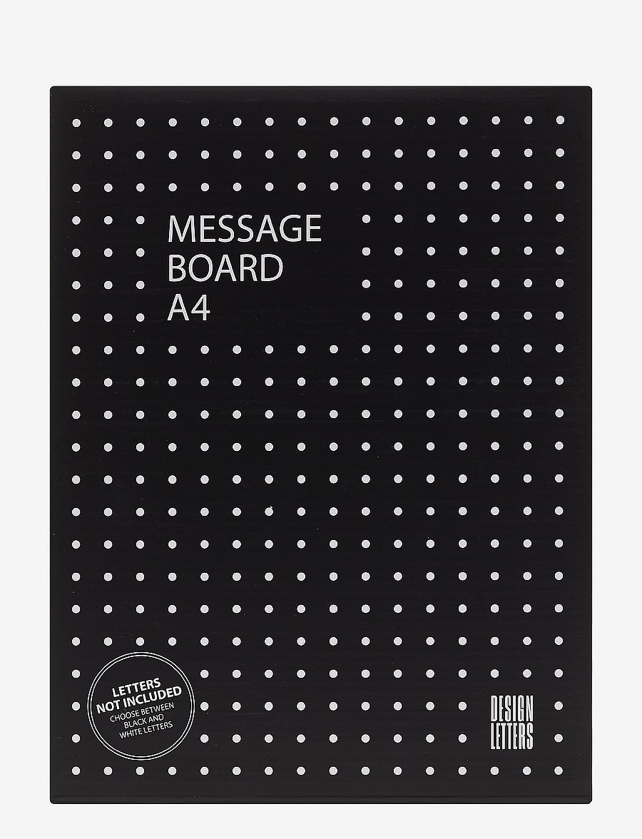 Design Letters - Message board A4 - shop by price - black - 1