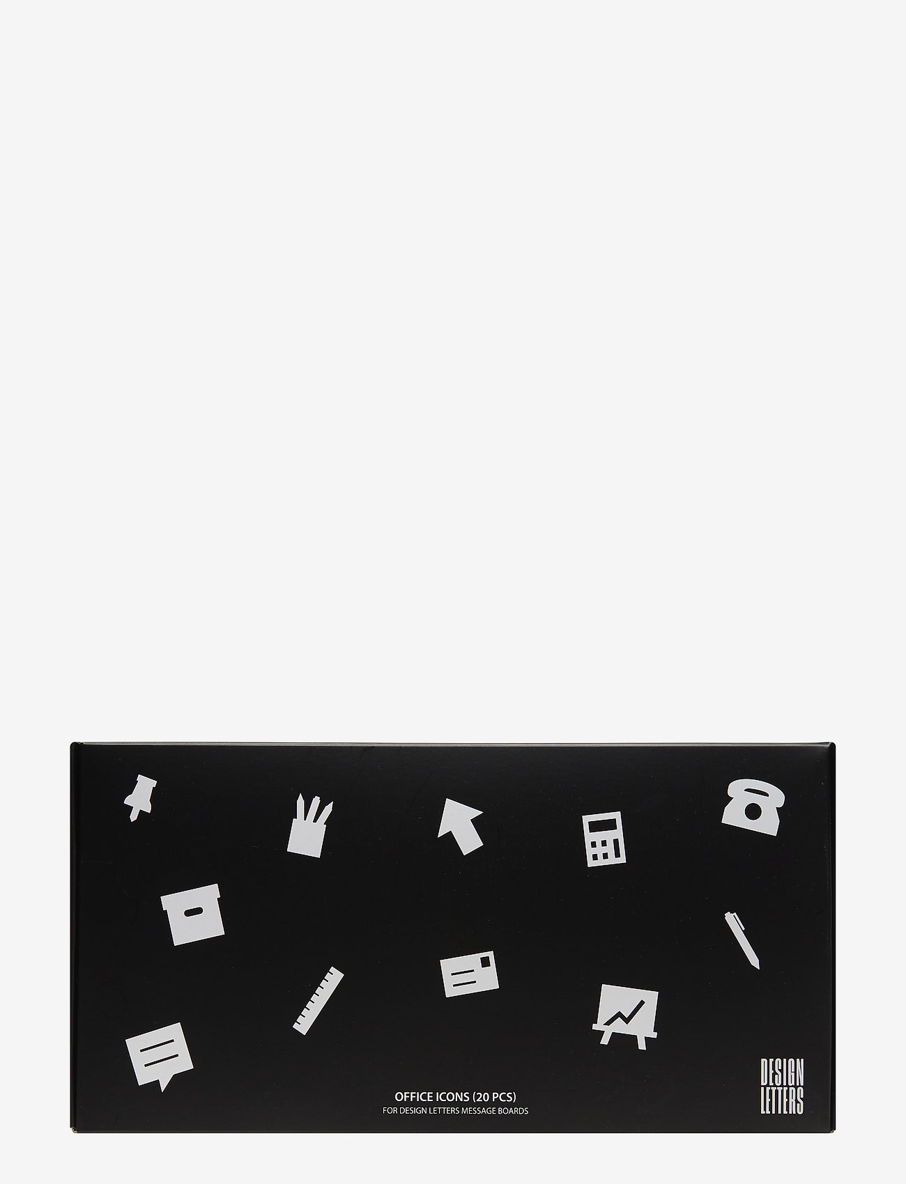 Design Letters - Office icons for message board - madalaimad hinnad - black - 1