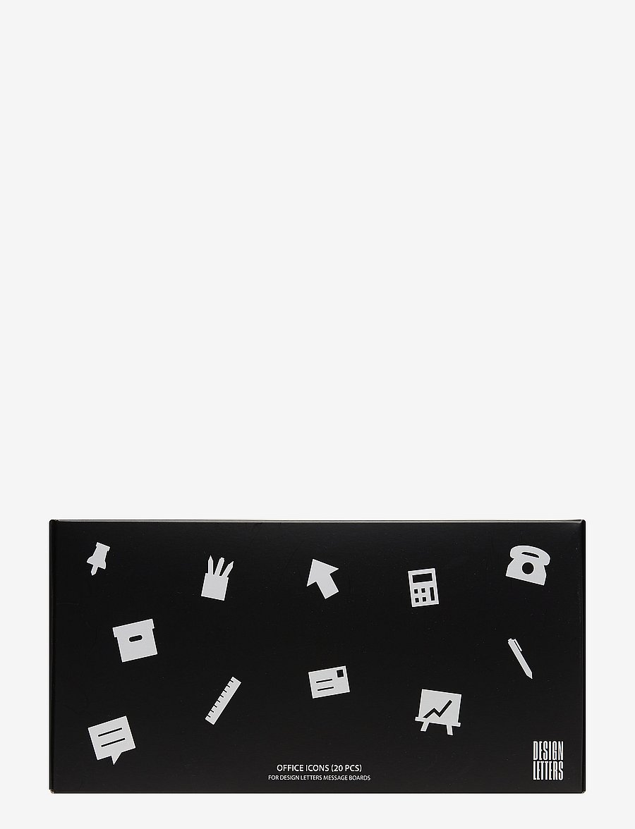 Design Letters - Office icons for message board - nach preis einkaufen - black - 1