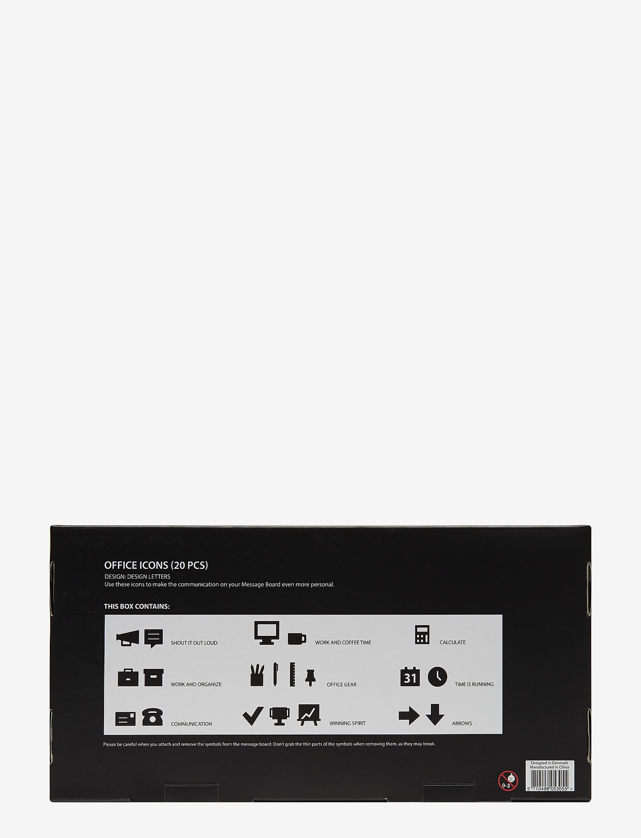 Design Letters - Office icons for message board - lowest prices - black - 2