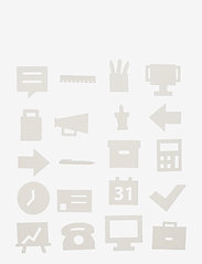Office icons for message board - WHITE