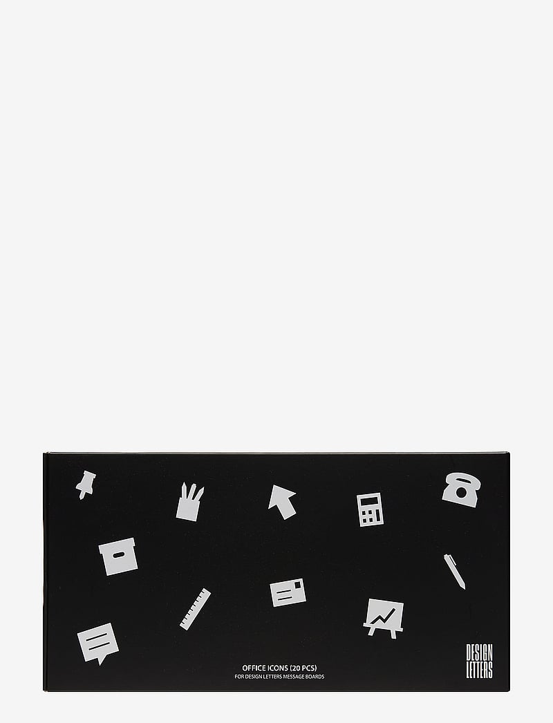 Design Letters - Office icons for message board - lowest prices - white - 1