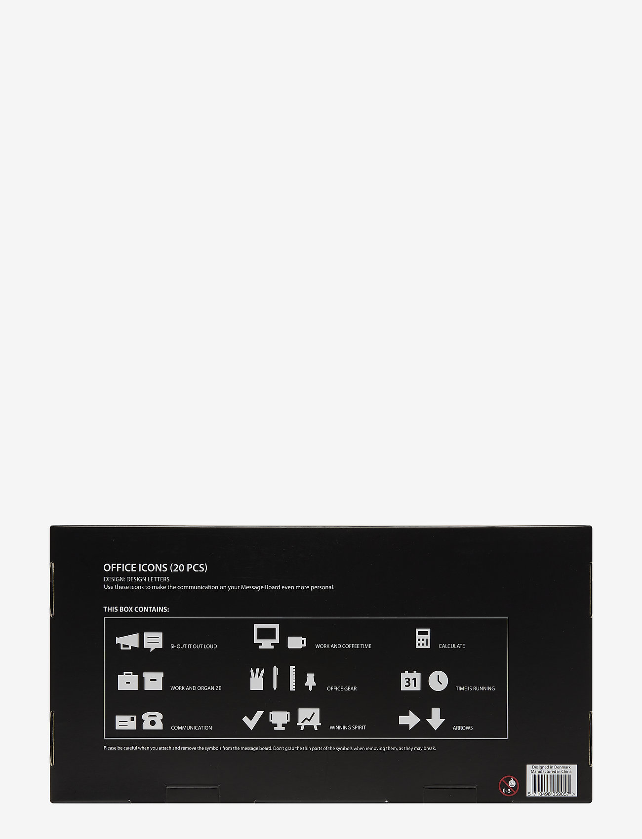 Design Letters - Office icons for message board - die niedrigsten preise - white - 2