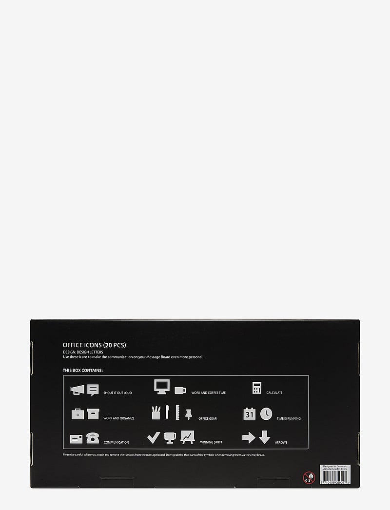 Design Letters - Office icons for message board - lowest prices - white - 2