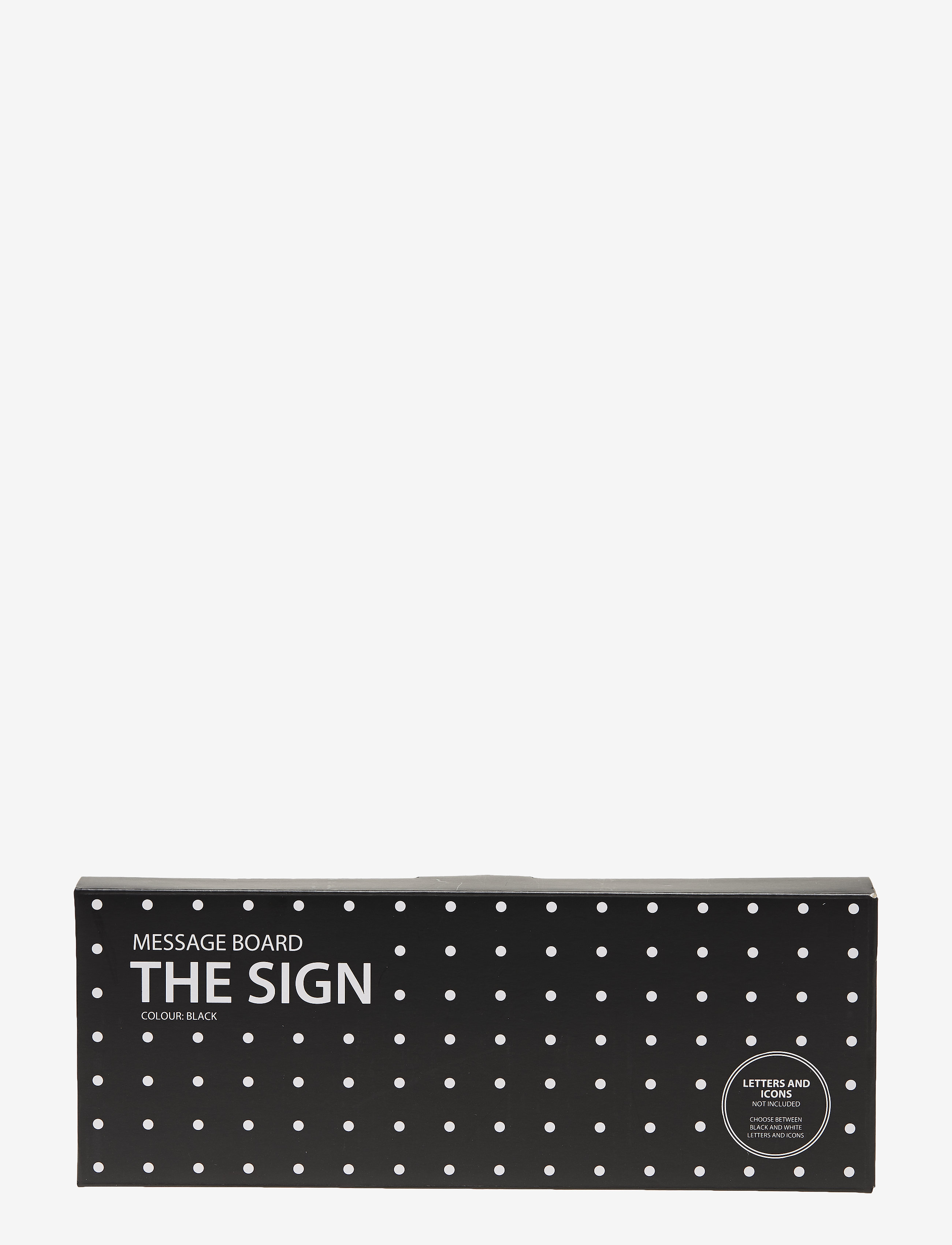 Design Letters - The sign - small message board - laveste priser - black - 1