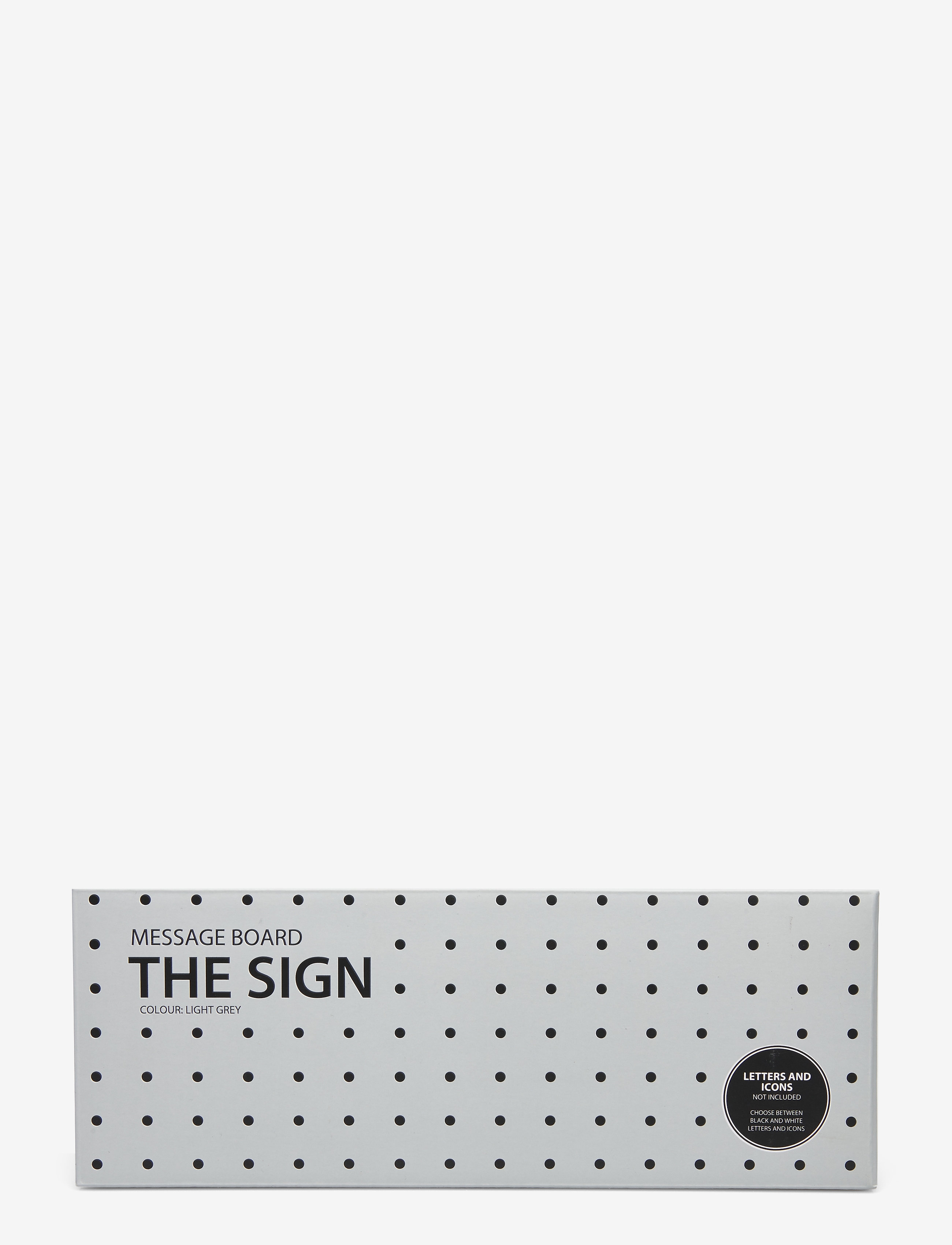 Design Letters - The sign - small message board - indretning til kontoret - grey - 1