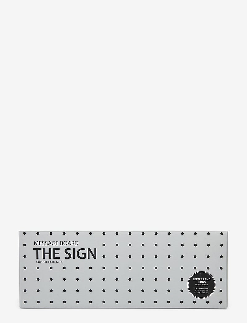 Design Letters - The sign - small message board - die niedrigsten preise - grey - 1