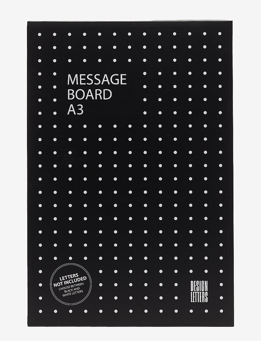 Design Letters - Message board A3 - kodu - pink - 1