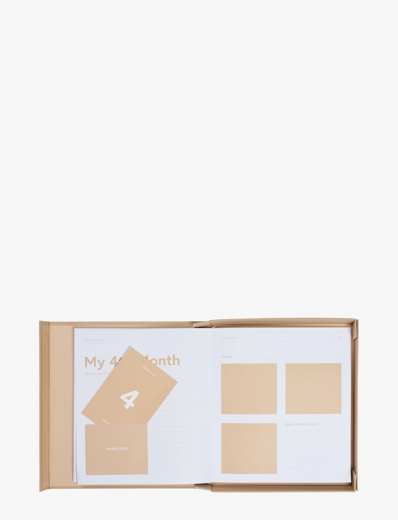 Design Letters - Babys first book Vol. 2 - fødselsdagsgaver - beige 60757# - 3