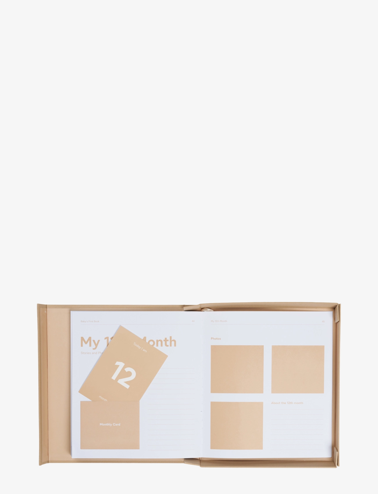 Design Letters - Babys first book Vol. 2 - fødselsdagsgaver - beige 60757# - 4