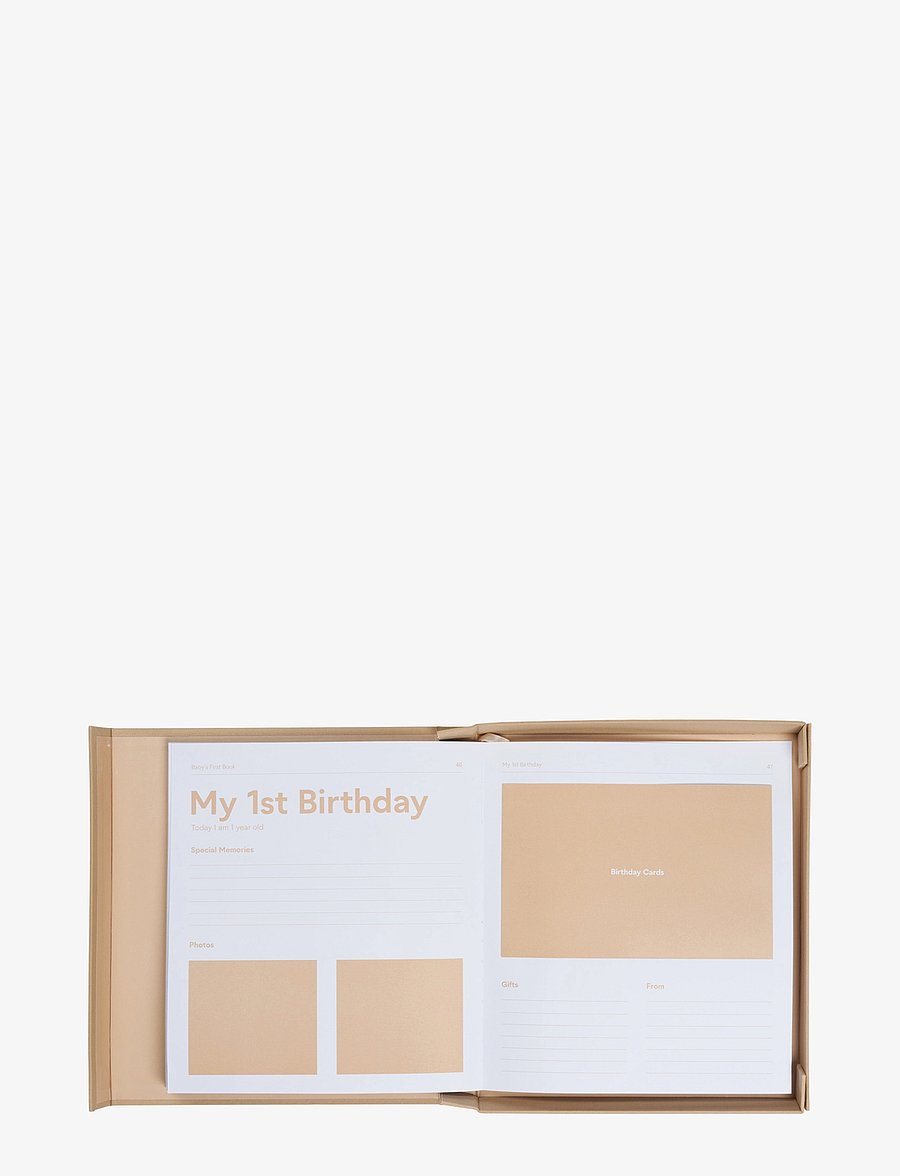 Design Letters - Babys first book Vol. 2 - sünnipäevakingitused - beige 60757# - 5