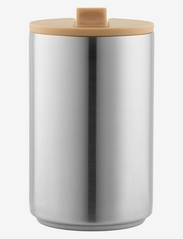 Thermo/Insulated Cup - BRUSHED STEEL / BEIGE