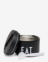 Design Letters - Thermo Lunch Box Small - laveste priser - black - 1