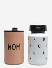 Design Letters - Mom and Mini - sippy cups - nude - 0