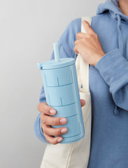 Design Letters - Travel cup with straw 500ml - laveste priser - light blue - 1