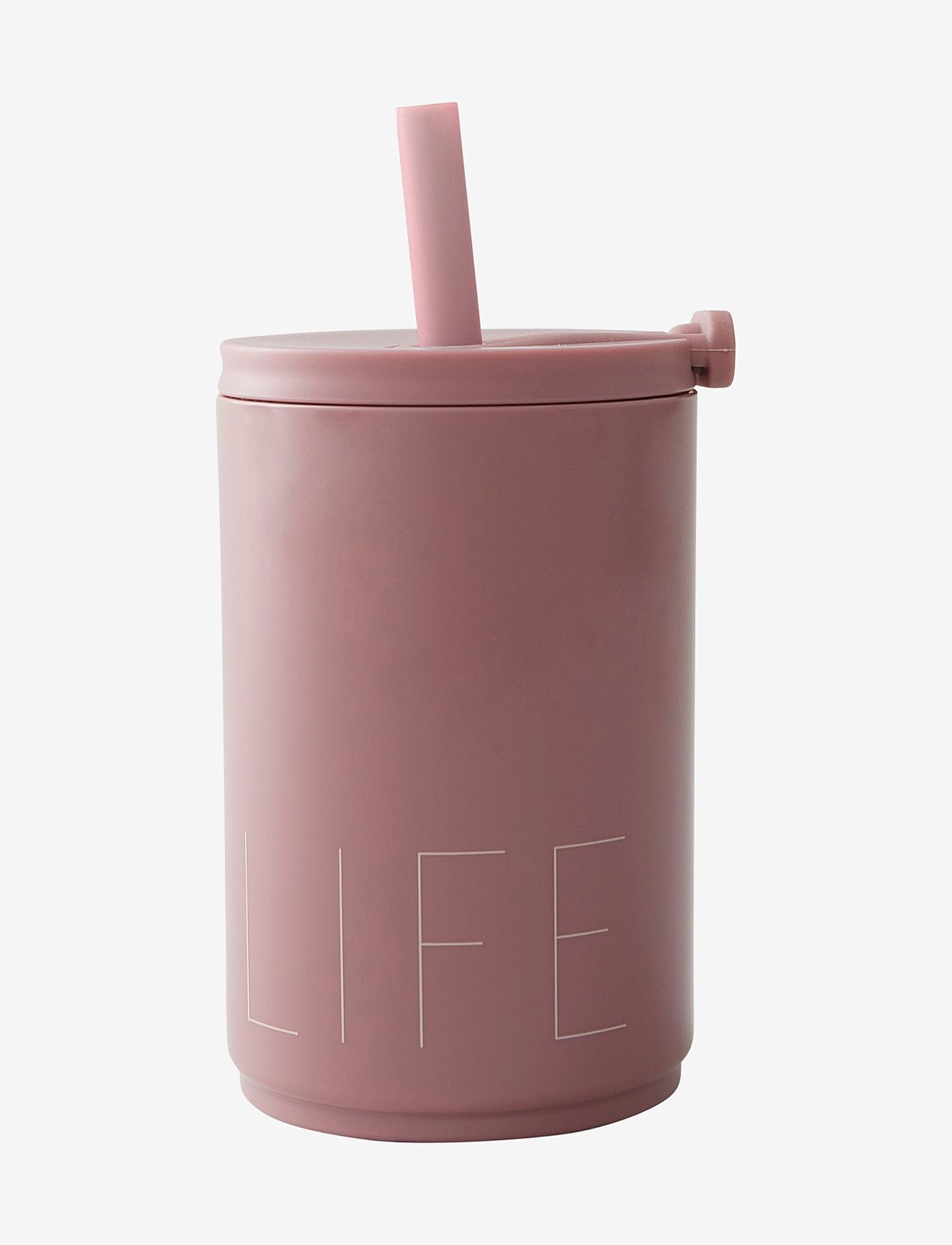 Design Letters - Travel cup with straw 330ml - laveste priser - arlife - 0