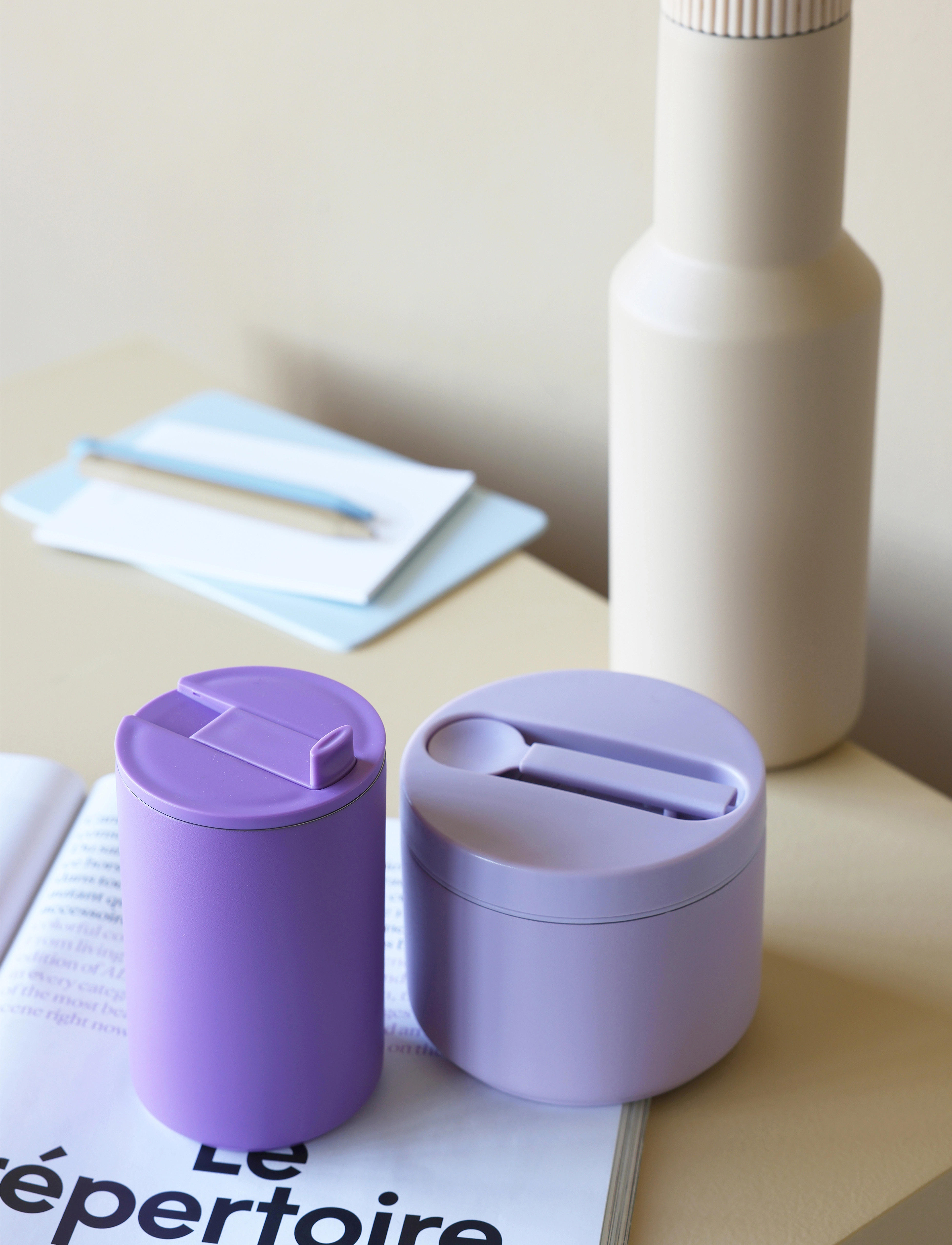 Design Letters Travel Thermo Lunch Box, 330 ml, Kitchen Storage, Rosa - Boxes, Homeware