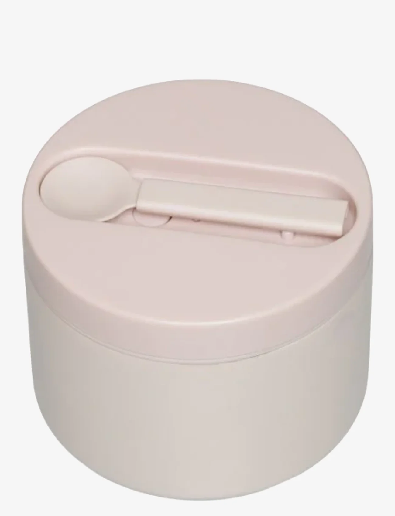 Design Letters - Travel Thermo Lunch Box Small - laagste prijzen - pastel beige 7604c - 0