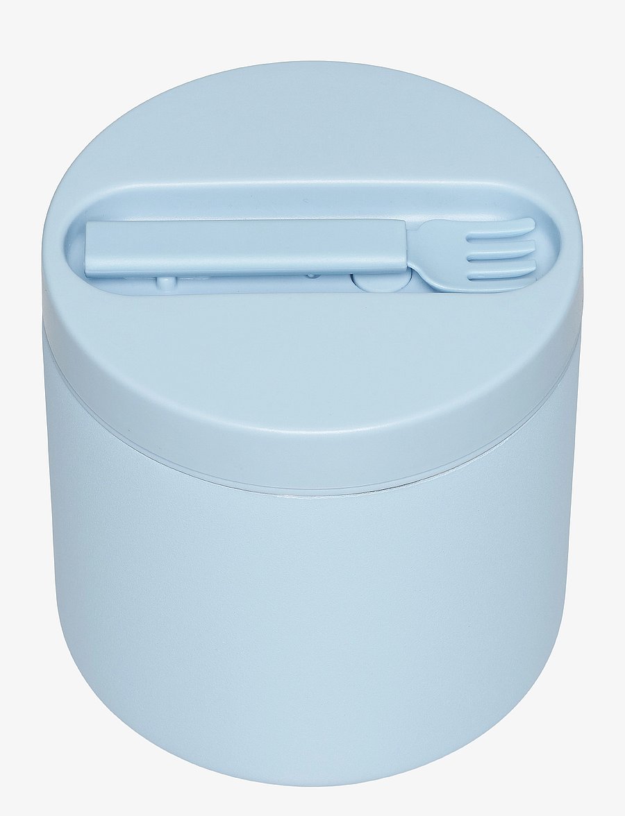 Design Letters - Travel Thermo Lunch Box - madkasser - light blue 651c - 1