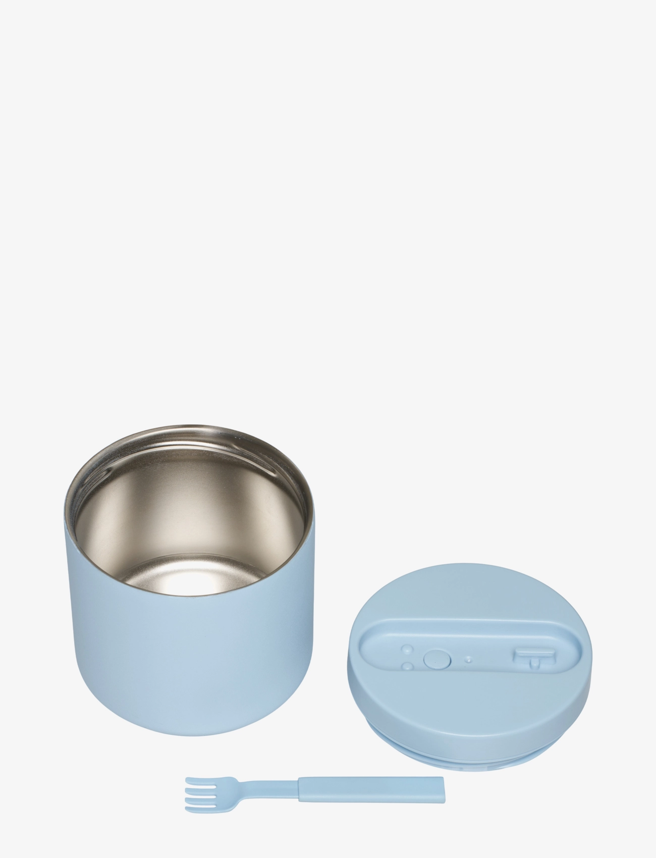 Design Letters - Travel Thermo Lunch Box - madkasser - light blue 651c - 2
