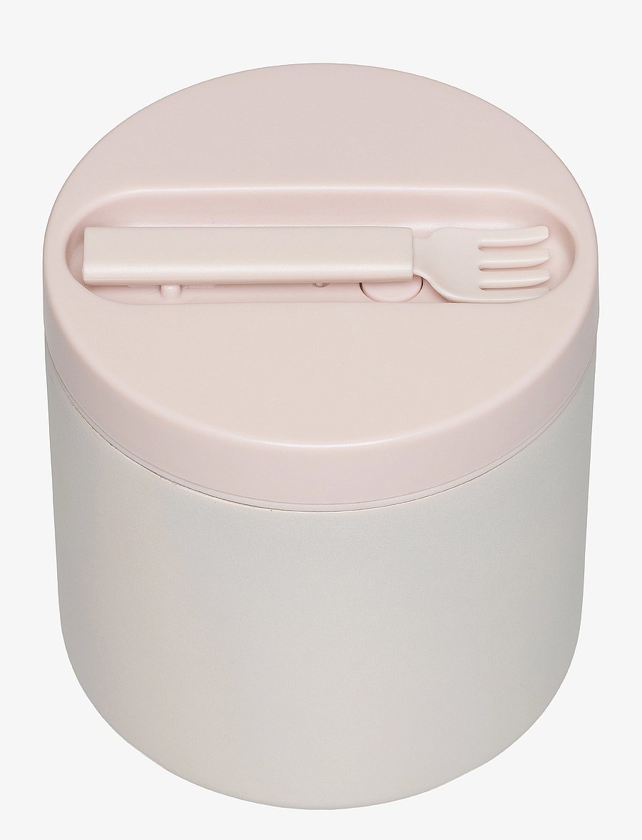 Design Letters - Travel Thermo Lunch Box - madkasser - pastel beige 7604c - 1