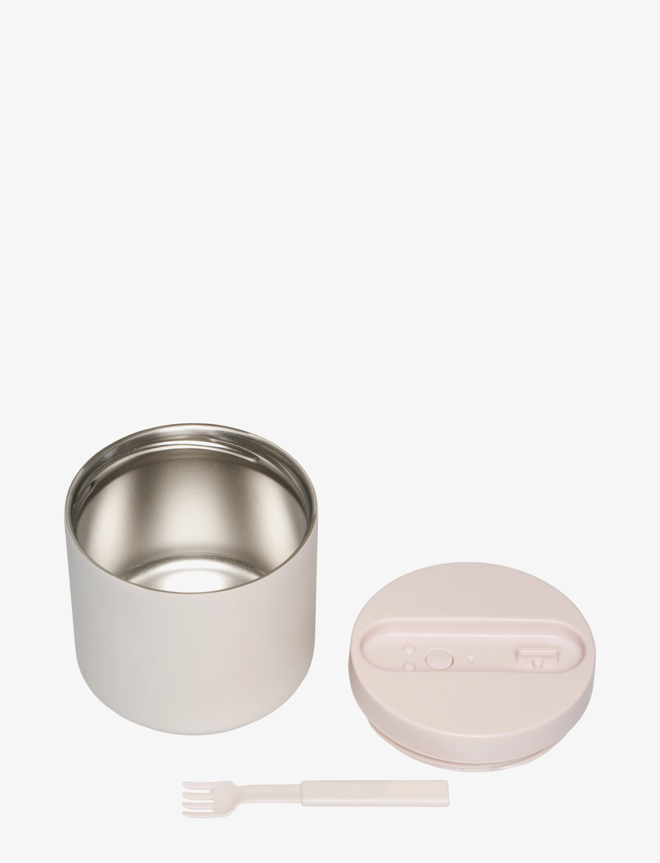 Design Letters - Travel Thermo Lunch Box - madkasser - pastel beige 7604c - 2