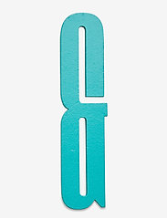 Turquoise wooden letters - TURQUISE